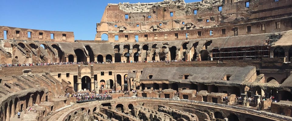Colosseum, Forum & Palatine with AudioGuide (Arena optional) - Colosseum at Your Pace, Including the Underground View