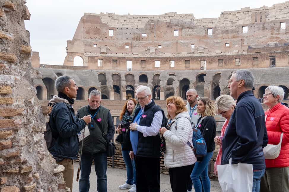 Colosseum Guided Tour: Hotel Transport included - Palatine Hill panoramic views and origin stories