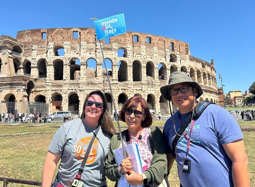 Colosseum, Roman Forum, Palatine Hill Tour with Arena option - Colosseum entry and listening with headsets (the part that makes it easy)