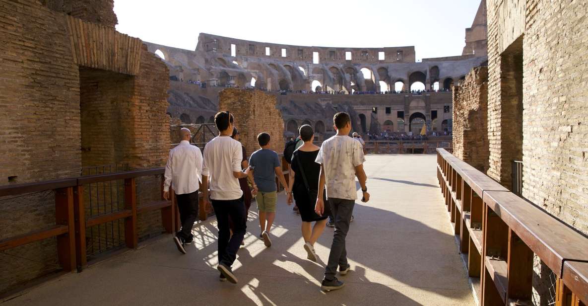 Colosseum: Semi Private Tour with VIP Arena Access - Seeing the underground level (without the Underground ticket)
