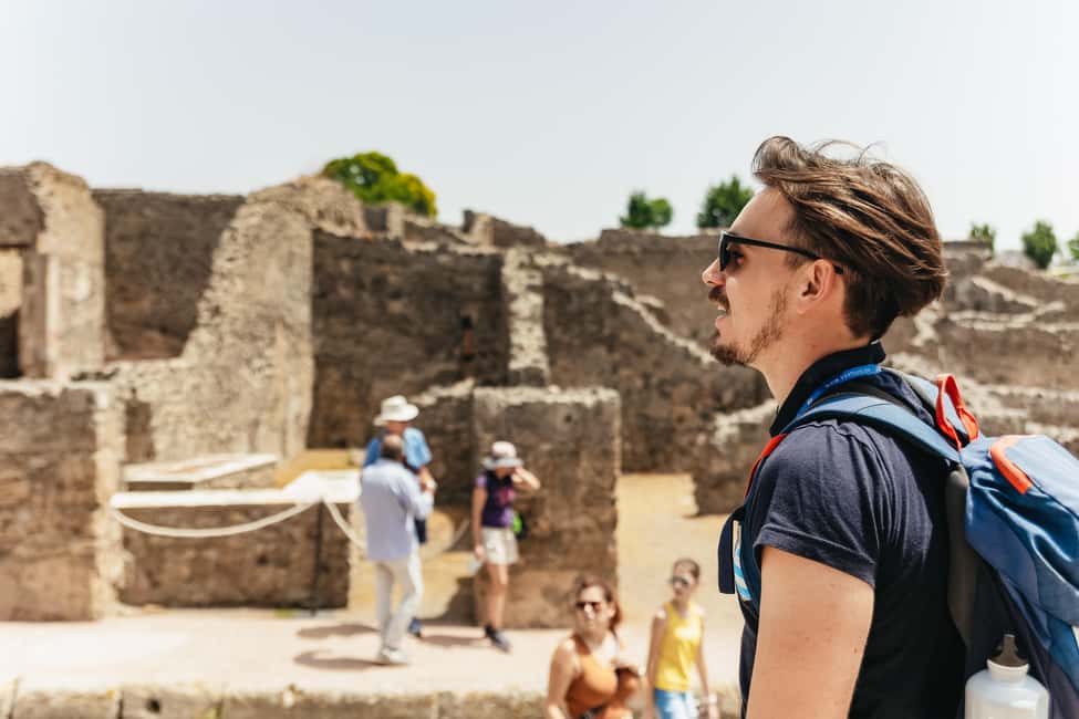From Rome: Pompeii, Amalfi Coast, and Sorrento Day Trip - Pompeii with an archaeologist guide: what 1.5 hours gives you