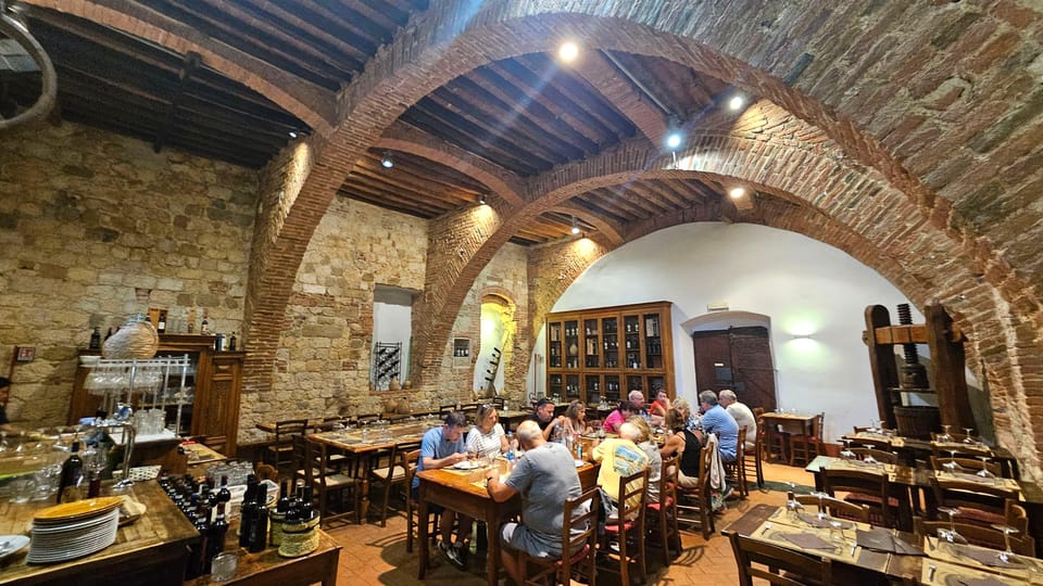 From Rome: Tuscany, Montepulciano Tour with Wine & Lunch - Montalcino after lunch: medieval town, fortress atmosphere, and the Brunello museum