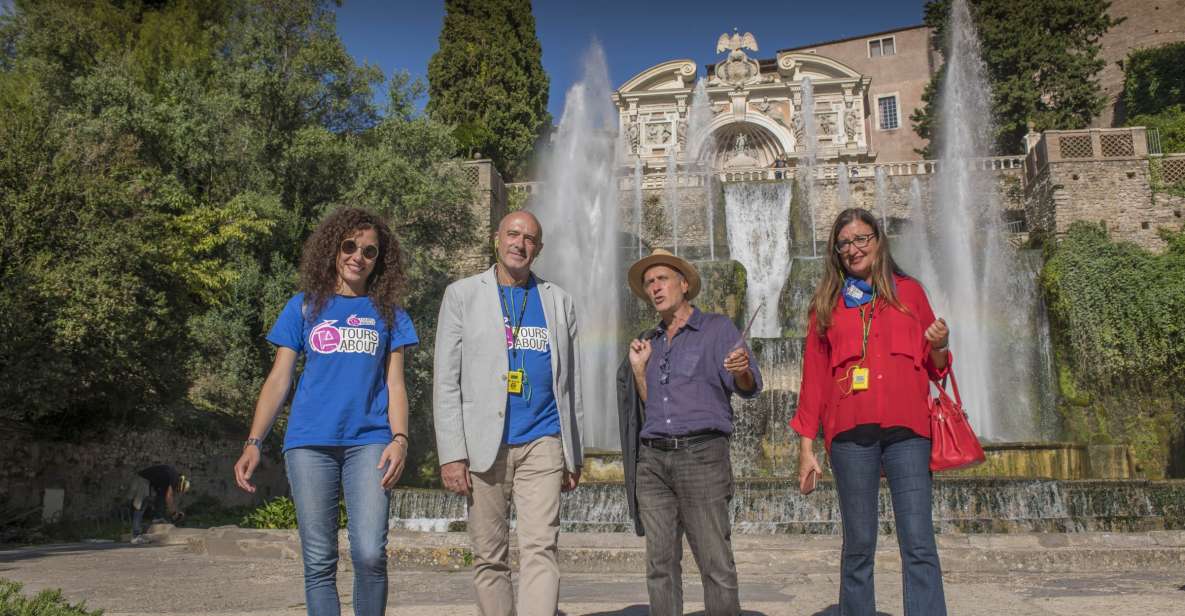 From Rome: Villa d'Este and Hadrian's Villa Tour with Lunch - Tivoli break time: breathe, reset, and plan your fountain priorities
