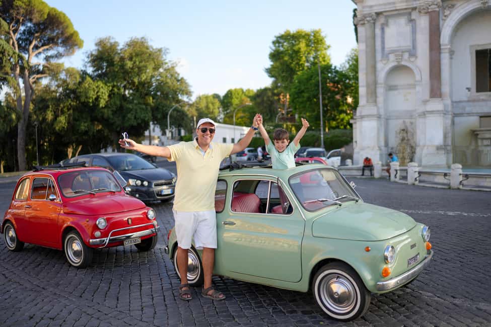 La Dolce Vita: Cruising Rome in a Classic Fiat 500 - What you’ll do from the moment you meet at Oppio Caffè