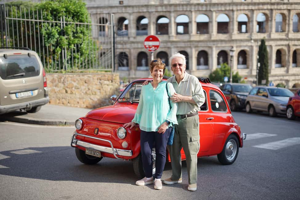 La Dolce Vita: Cruising Rome in a Classic Fiat 500 - Fontana dell’Acqua Paola and the end on Janiculum Hill