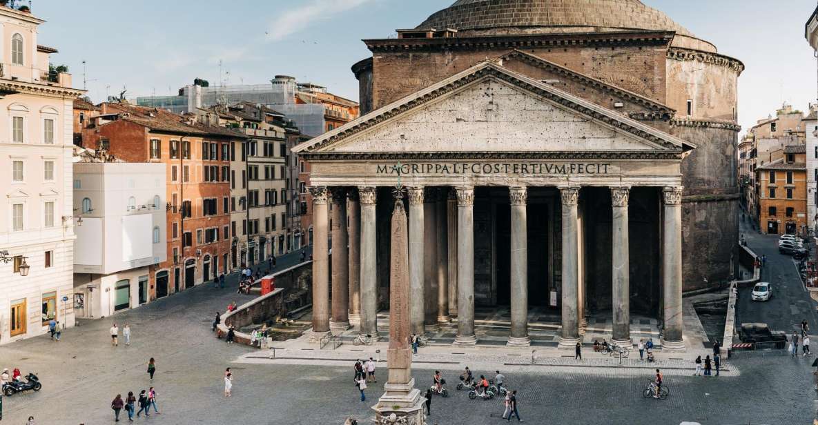 Pantheon Skip-the-Line Priority Ticket with Pantheon E-Book - Meeting Point: Straight to the Pantheon Entrance