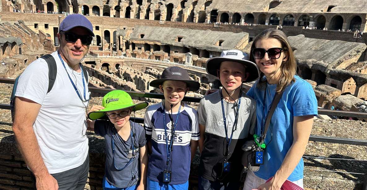Private Colosseum & Ancient Rome Family Tour for Kids - Key things that make this family tour work