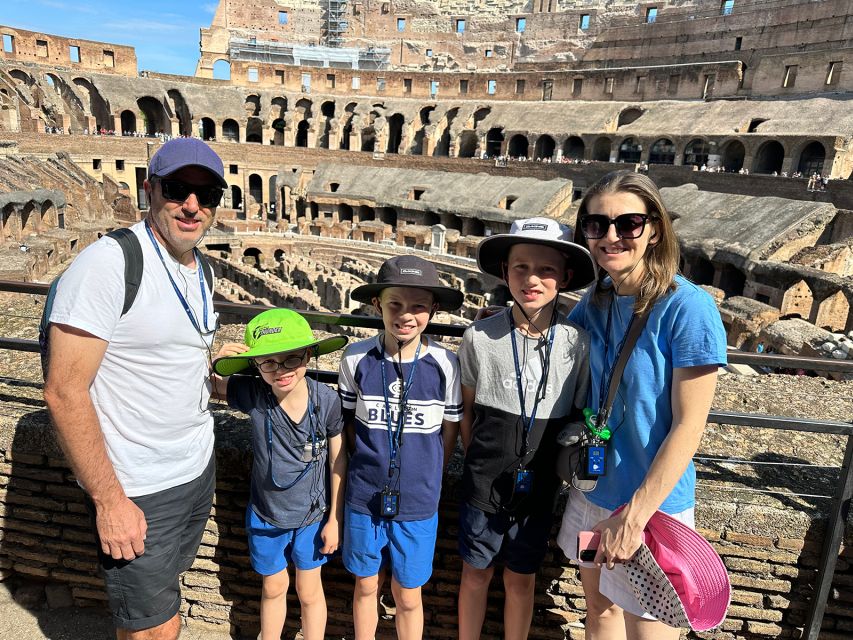 Private Colosseum & Ancient Rome Family Tour for Kids - Inside the Colosseum: walking the original paved roads