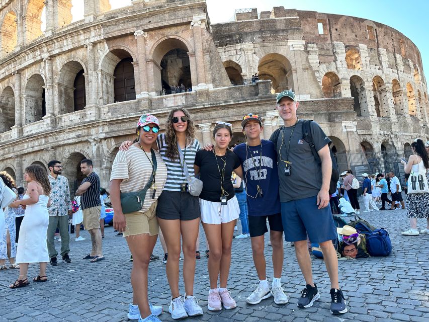 Private Colosseum & Ancient Rome Family Tour for Kids - Reserved entrance and headsets: why your Colosseum entry feels easier