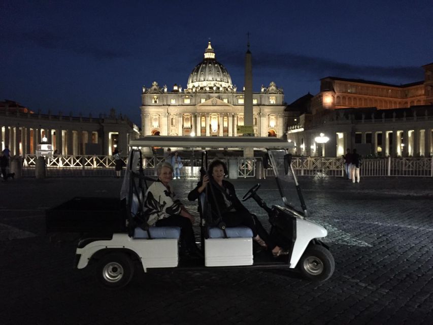 Rome: 2-Hour Golf Cart Sightseeing Tour at Night - Why Rome at Night Works So Well on Wheels