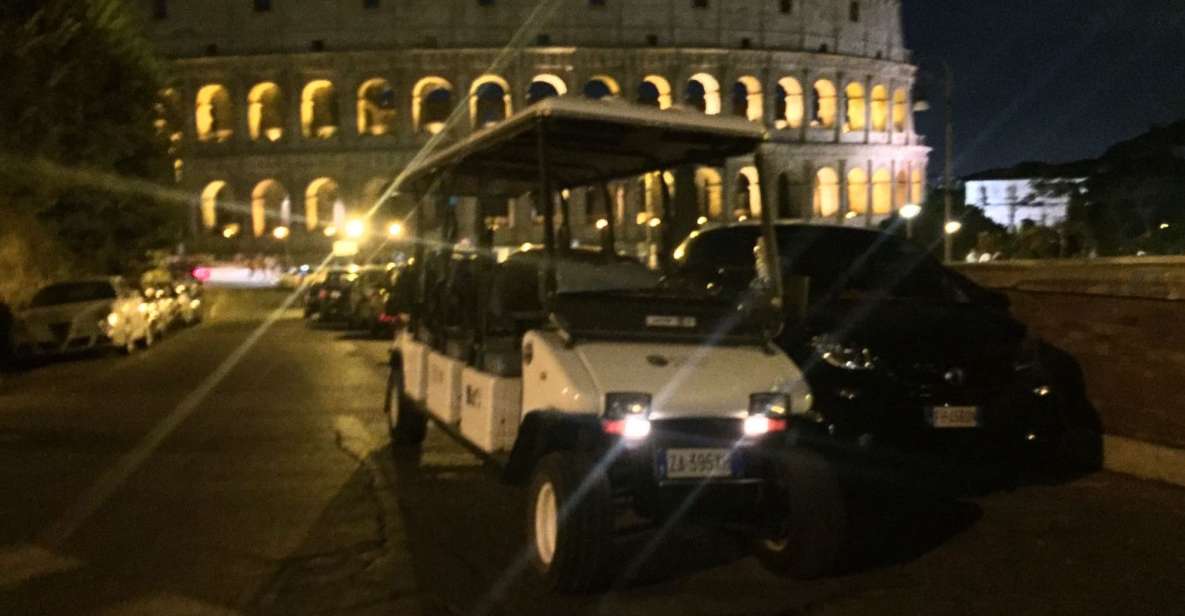 Rome: 2-Hour Golf Cart Sightseeing Tour at Night - The Colosseum, Pantheon, and Trevi Fountain Photo Strategy