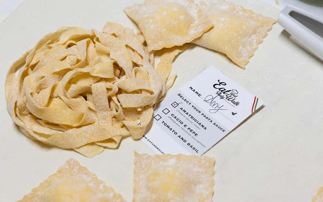 Rome: 3-in-1 Fettuccine, Ravioli, and Tiramisu Cooking Class - Ravioli workshop: fillings by season and a butter-sage finish