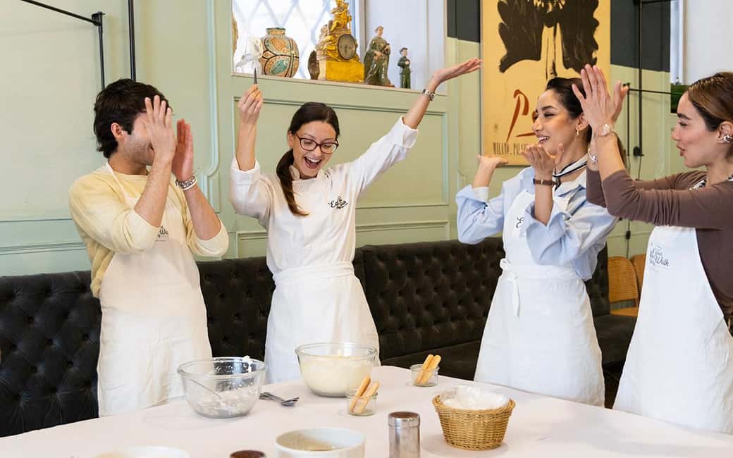 Rome: 3-in-1 Fettuccine, Ravioli, and Tiramisu Cooking Class - The wine, limoncello, and the meal you actually made