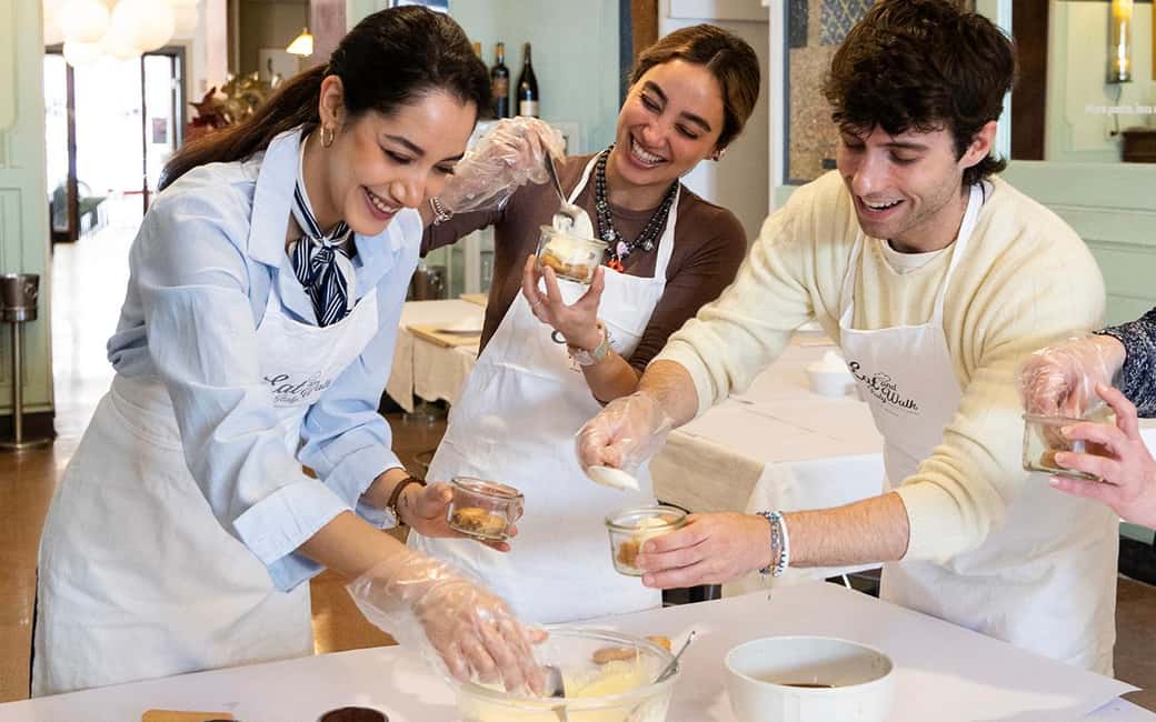 Rome: 3-in-1 Fettuccine, Ravioli, and Tiramisu Cooking Class - The 3-hour flow: what you’ll do, in order