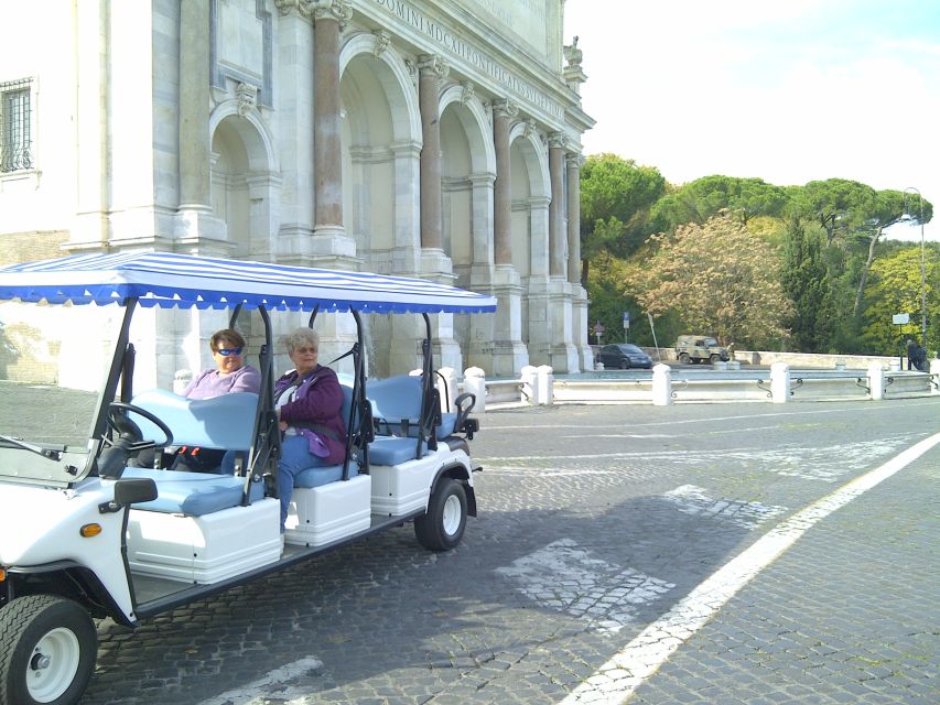 Rome: 4-Hour Private Afternoon Golf Cart City Tour - Pantheon stop: where explanation makes architecture click