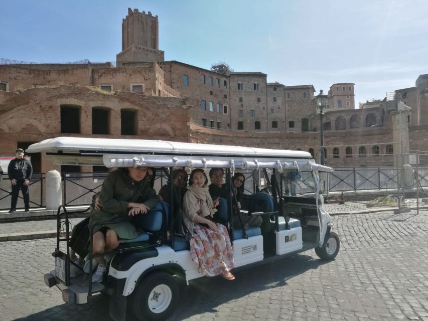 Rome: 4-Hour Private Afternoon Golf Cart City Tour - Spanish Steps: pacing yourself in a smarter way