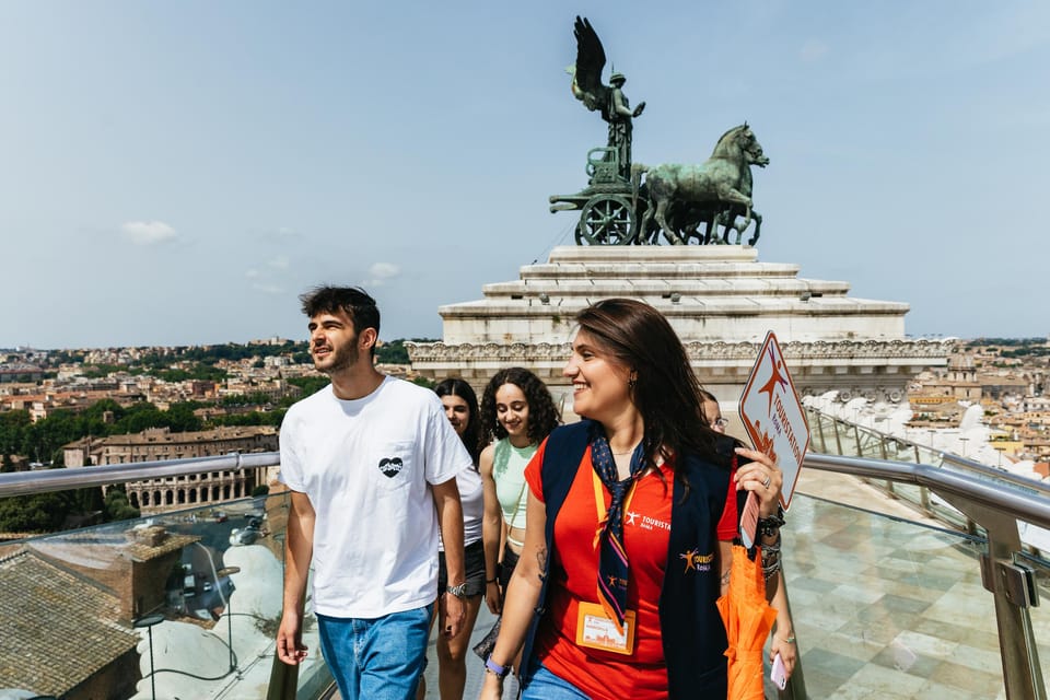 Rome: Altar of the Fatherland Elevator and Museum Tickets - The Vittoriano rooftop: why Piazza Venezia works so well