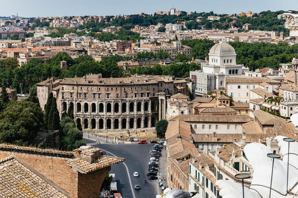 Rome: Altar of the Fatherland Elevator and Museum Tickets - The glass elevator and the secret terrace beneath the chariot statue