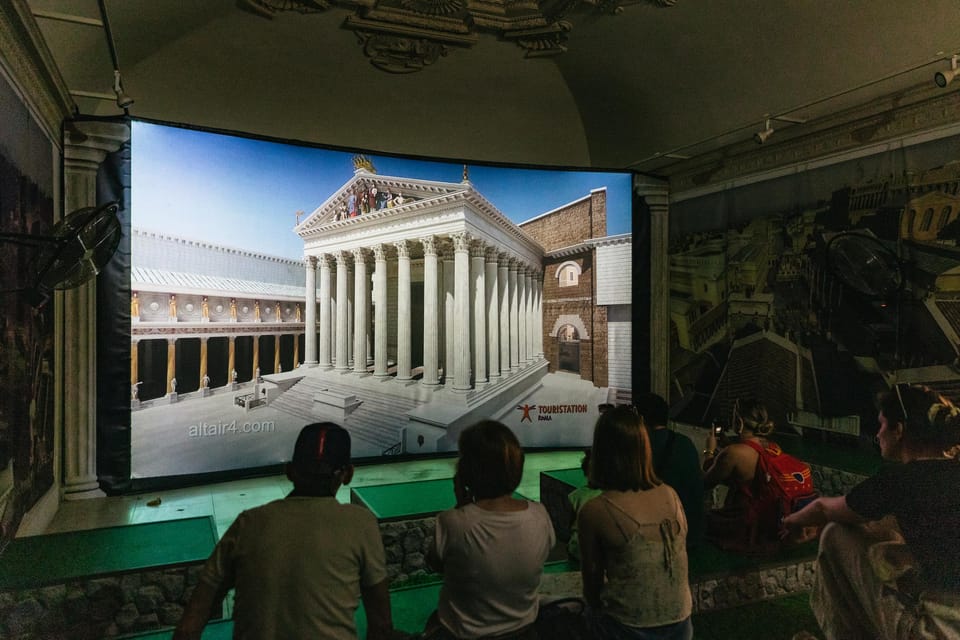 Rome: Altar of the Fatherland Elevator and Museum Tickets - Ancient Rome multimedia video: a quick setup for what you’ll see