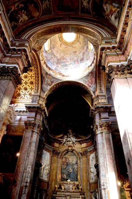 Rome: Angels and Demons, the illuminati path - Santa Maria della Vittoria and the Ecstasy of Saint Teresa moment