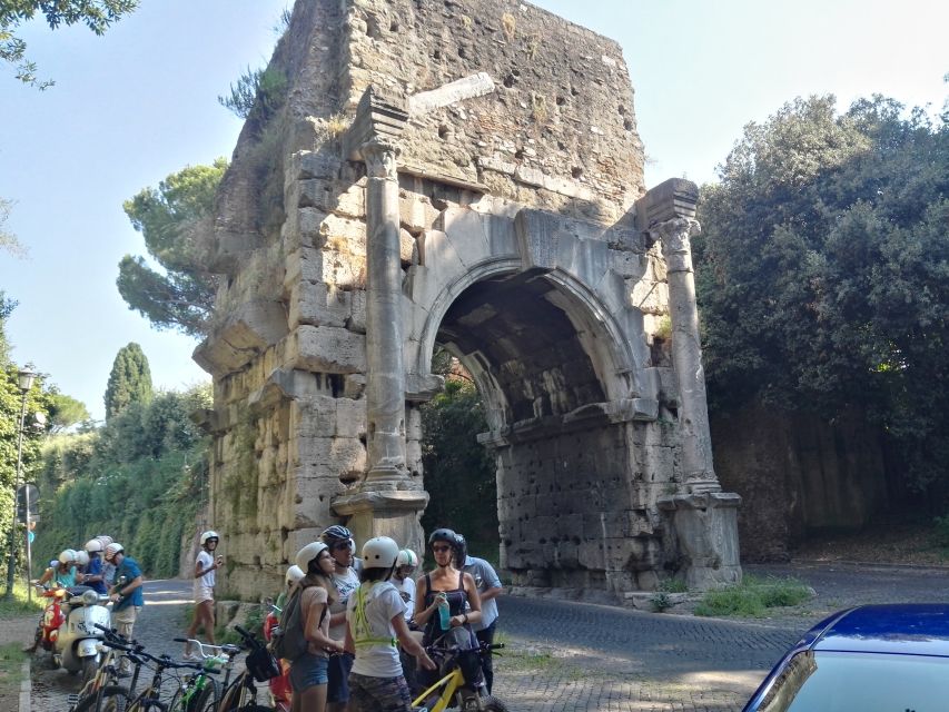 Rome: Appian Way Aqueducts Bike Tour (UPG Catacombs & Lunch) - Porta San Sebastiano: the “Roman gate” opening scene