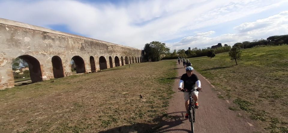 Rome: Appian Way, Aqueducts, & Catacombs E-Bike Guided Tour - E-bike reality check: comfortable wheels, still a cobble day