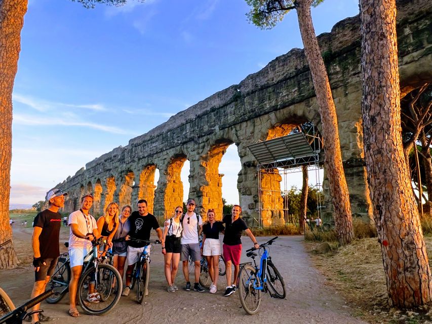 Rome: Appian Way & Catacomb Sunset E-bike Tour with Aperitif - Key highlights that make this tour worth your time