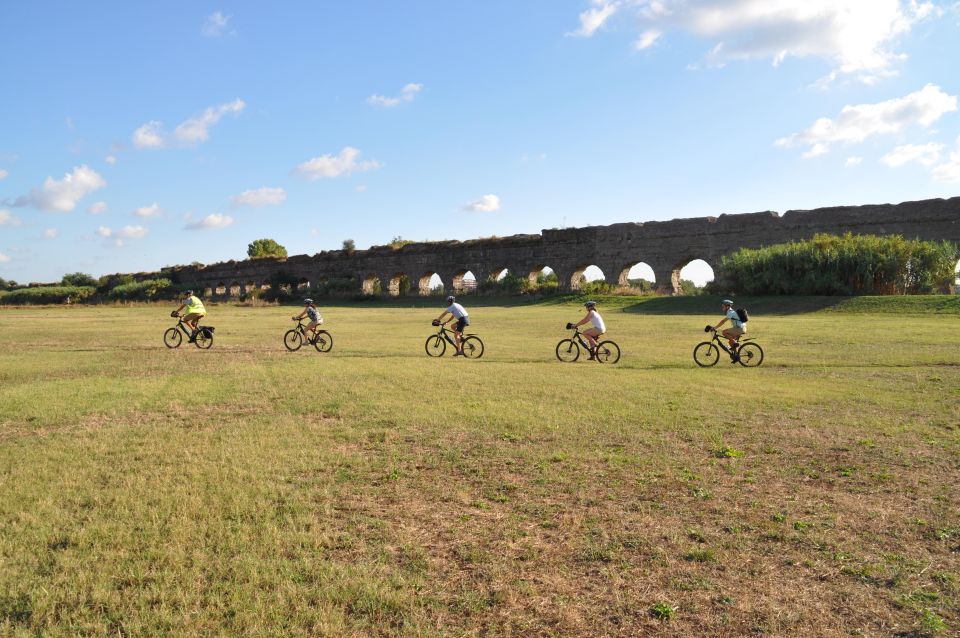 Rome: Appian Way, Catacombs & Roman Aqueducts Top EBike Tour - Caffarella Valley and Baths of Caracalla: A Scenic Rome Ending