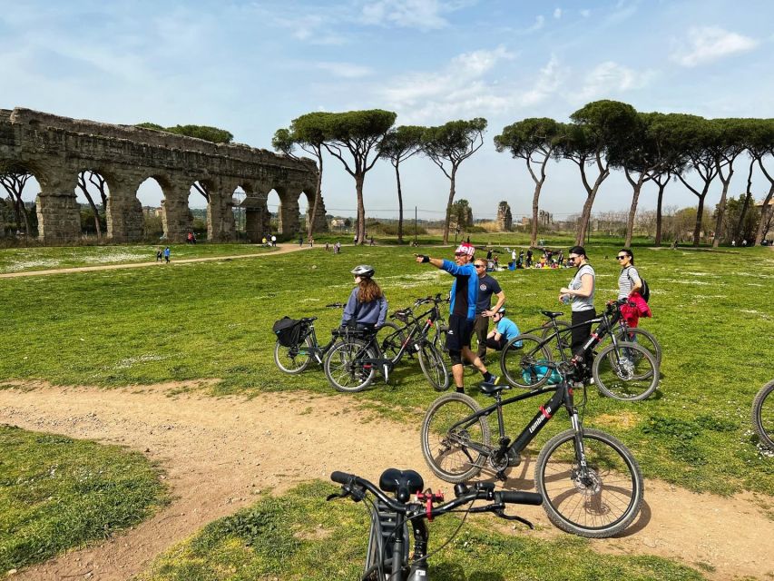 Rome: Appian Way E-Bike Tour Catacombs, Aqueducts & Picnic - Parco della Caffarella pass-by: the calm in between