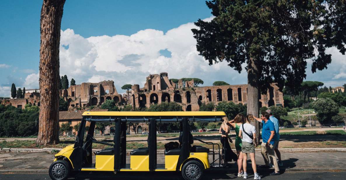 Rome: Appian Way Golf Cart Tour with Roman Catacombs Entry - Circus Maximus photo stop: big scale, even in ruins