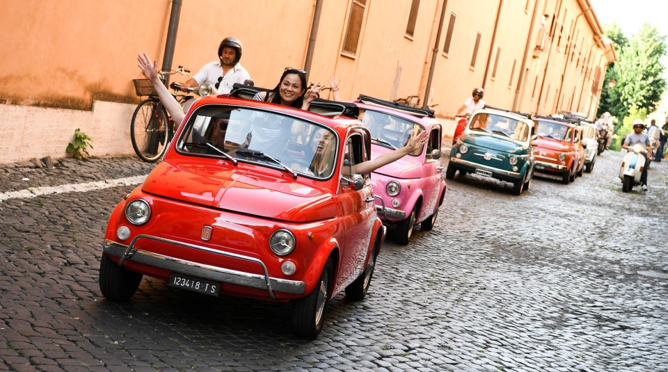 Rome: Aventine Hill Tour in Vintage Fiat 500 Convoy - Key moments you’ll remember