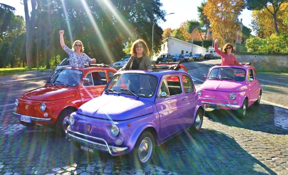 Rome: Aventine Hill Tour in Vintage Fiat 500 Convoy - Price and value: is $164.26 per person a smart spend?