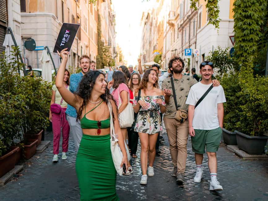 Rome: Bar Crawl with Guide and Drinks Included - Key highlights you’ll feel fast