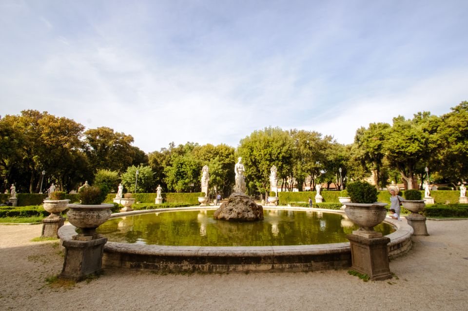 Rome: Borghese Gallery and Gardens Guided Small-Group Tour - Borghese Gardens: an English-style break with shade, statues, and fountains