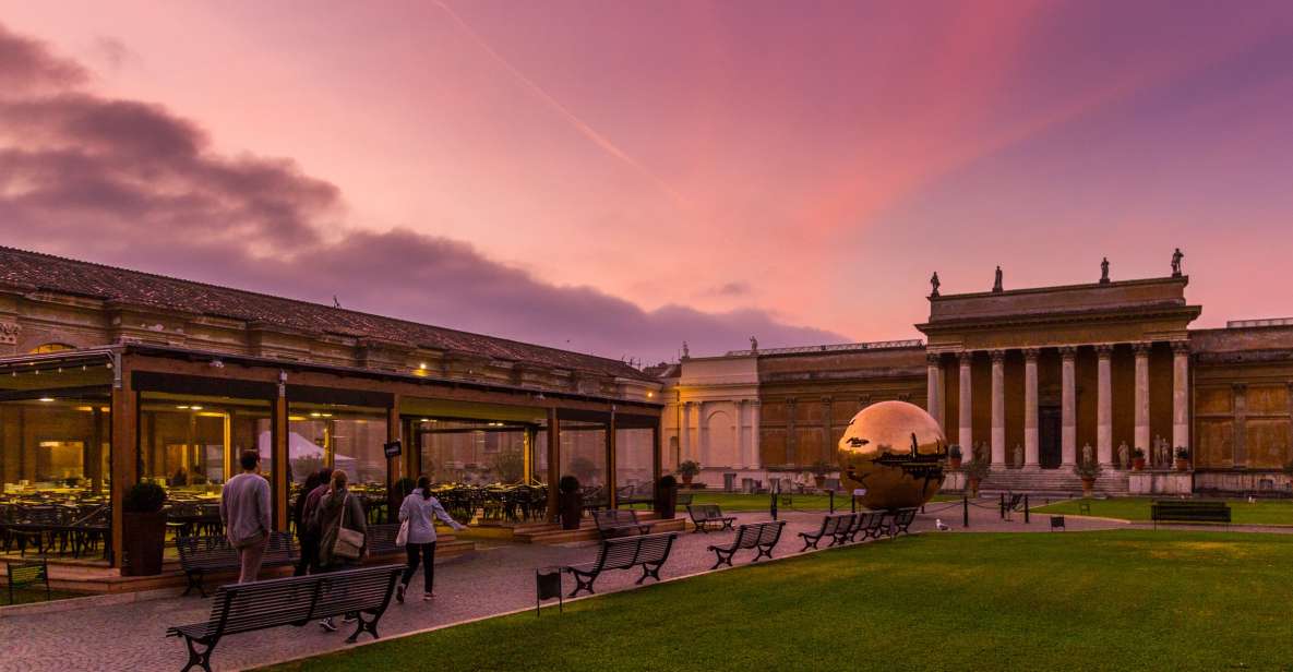 Rome: Breakfast & Tour of Vatican Museums & Sistine Chapel - Courtyard of the Pigna breakfast: food, mood, and expectations