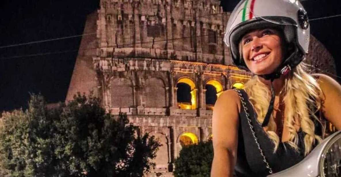 Rome by Night Vespa Tour With Driver/Private Guide - Key highlights worth planning for