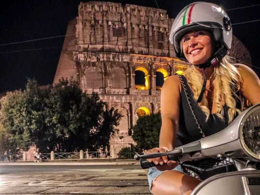 Rome by Night Vespa Tour With Driver/Private Guide - How your tailored route keeps the pace enjoyable