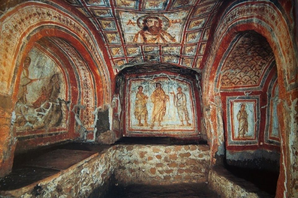 Rome: Catacombs of Domitilla Entry Ticket & Guided Tour - Pagan + Christian Frescoes: What You’re Really Looking For