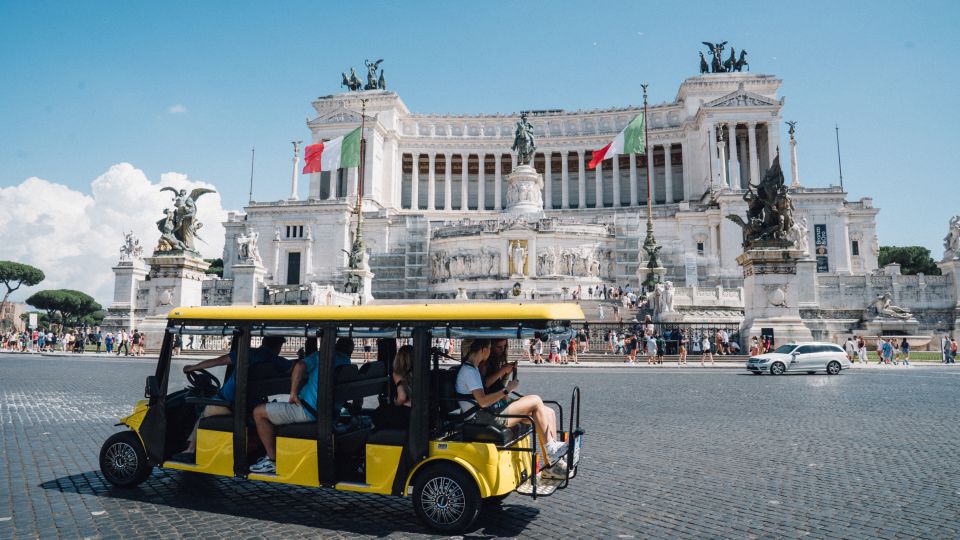 Rome: City Highlights Golf Cart Tour with Local Guide - Key things you’ll notice on this Rome golf cart tour