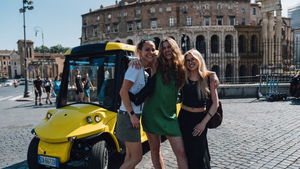 Rome: City Highlights Golf Cart Tour with Local Guide - Why a golf cart works so well for Rome’s headline sights