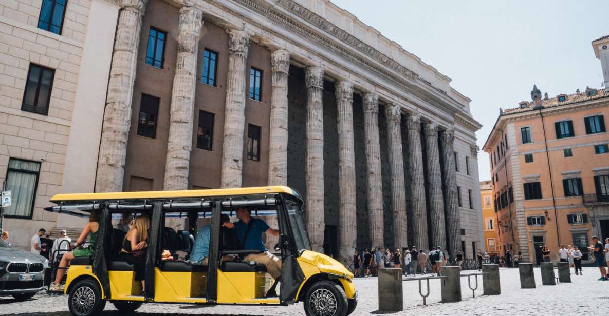 Rome: City Highlights Golf Cart Tour with Local Guide - Trevi Fountain and the coin tradition that locals actually care about