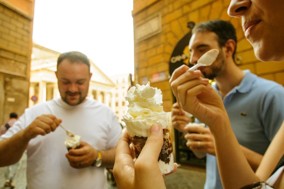 Rome: Espresso, Gelato and Tiramisù Tasting Tour - Granita and Street-Food Break in Campo Marzio (Rione IV)