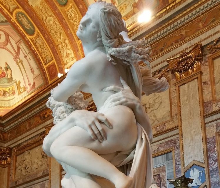 Rome: Galleria Borghese Museum Entry Ticket and Guided Tour - Ceiling frescoes and sculpture together: a smart “theater” effect