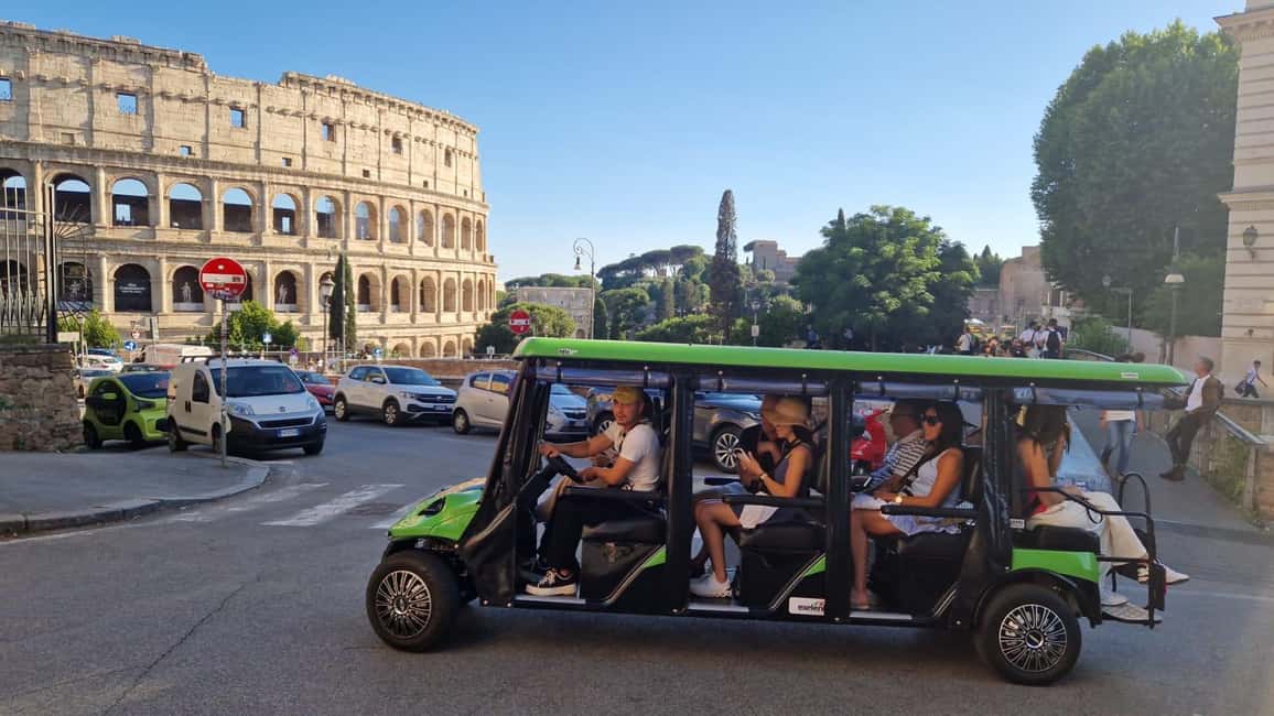 Rome: Golf Cart Tour with Artisanal Gelato Tasting - Arch of Constantine and the “stop-and-stare” style photos