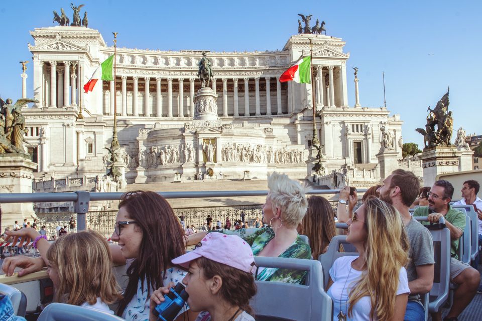 Rome: Hop-On Hop-Off Bus and Optional Cruise Port Transfer - Accessibility and comfort: wheelchair-friendly buses, steps at boarding