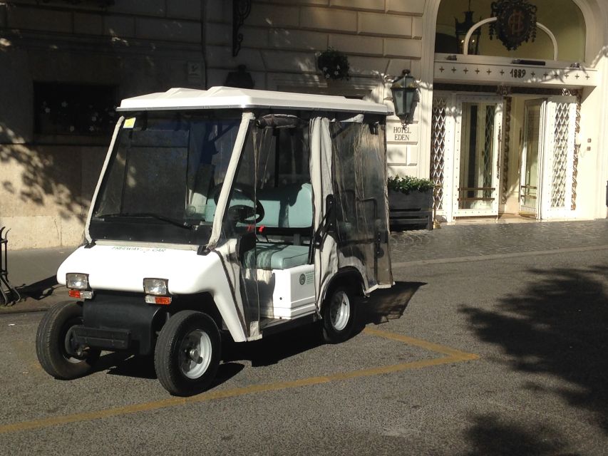 Rome: Imperial City Tour by Golf Cart with Optional Transfer - Roman Forum and Colosseum: big sights, less foot pain
