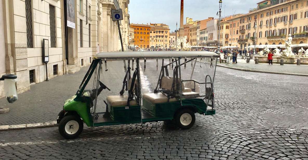 Rome: Imperial City Tour by Golf Cart with Optional Transfer - Corso, Condotti, and the Spanish Steps: the stylish middle of the city