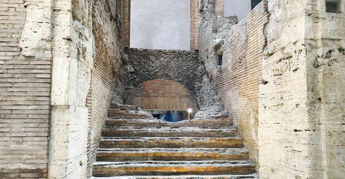 Rome: Navona Square Underground Ticket with Audio Guide - Walking the Ruins: What You’ll See 5 Meters Under Piazza Navona