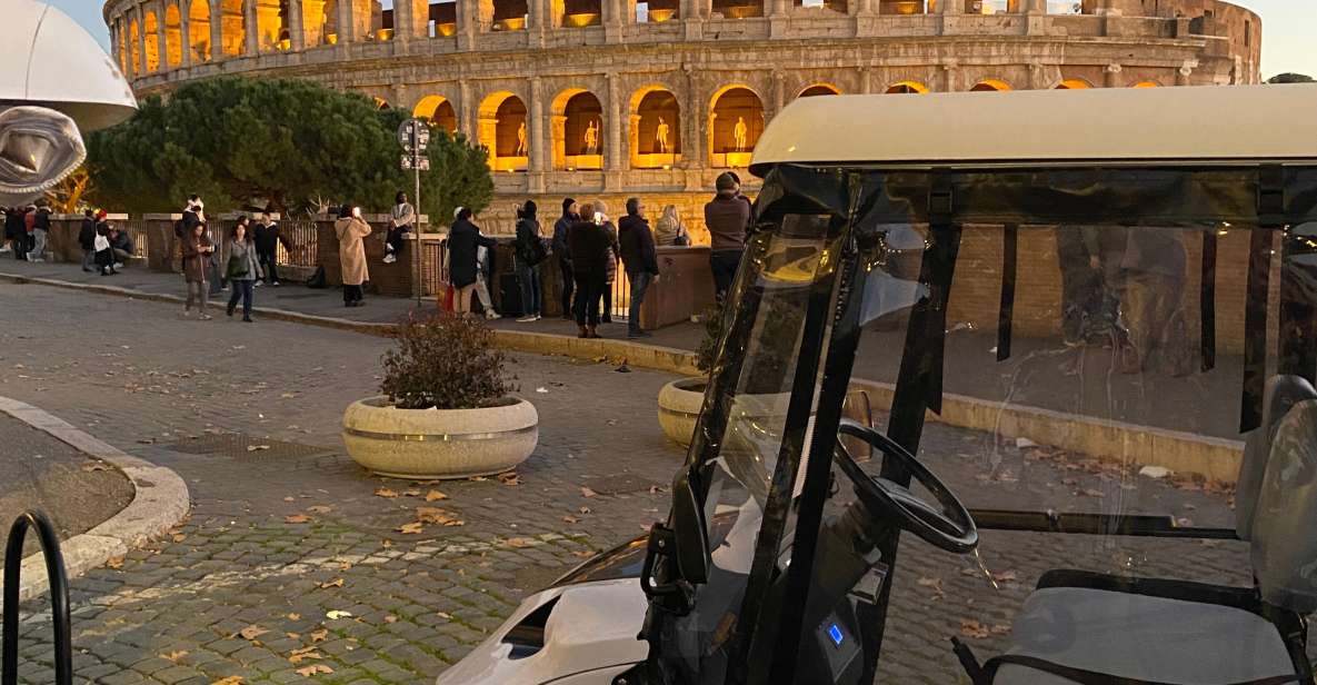 Rome: Night Tour by Golf Cart with Italian Dinner and Gelato - Key highlights that make this tour work