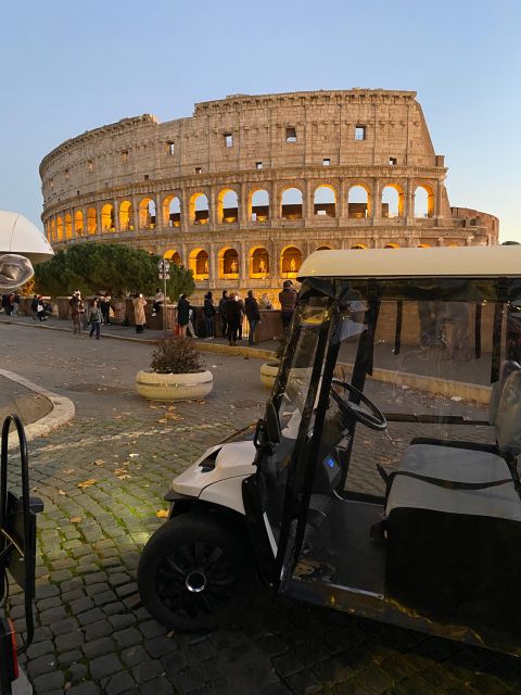 Rome: Night Tour by Golf Cart with Italian Dinner and Gelato - The 3-hour night cart drive: landmarks, neighborhoods, and a guide who connects dots